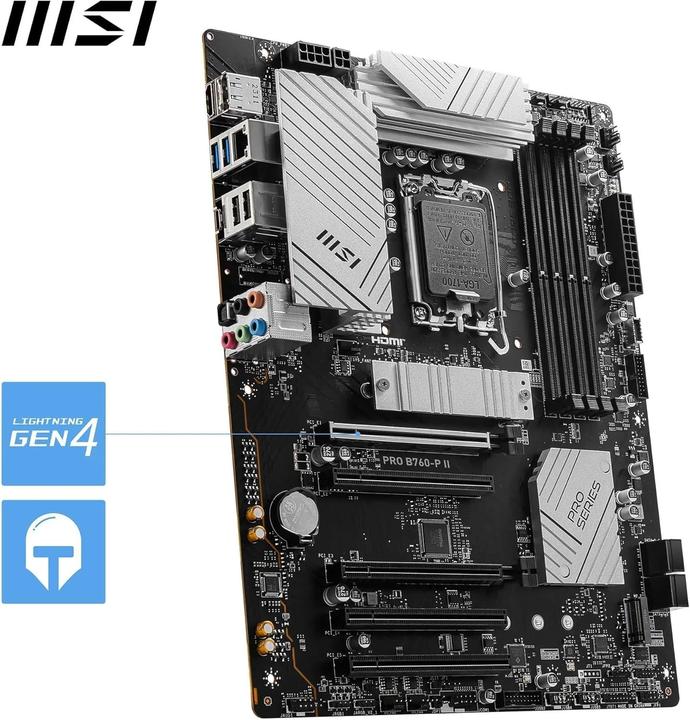 Immagine prodotto MSI PRO B760-P II (LGA 1700, Intel B760, ATX)