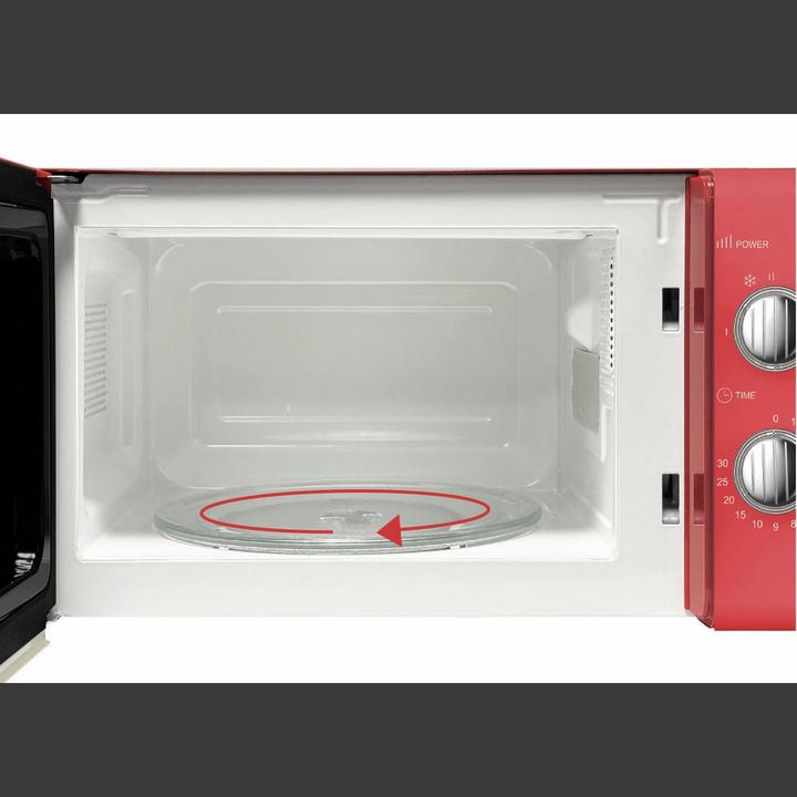 Productafbeelding Silva MW-R 25.3 rot Mikrowelle, 700 W, 20 L, Retro (20 l)