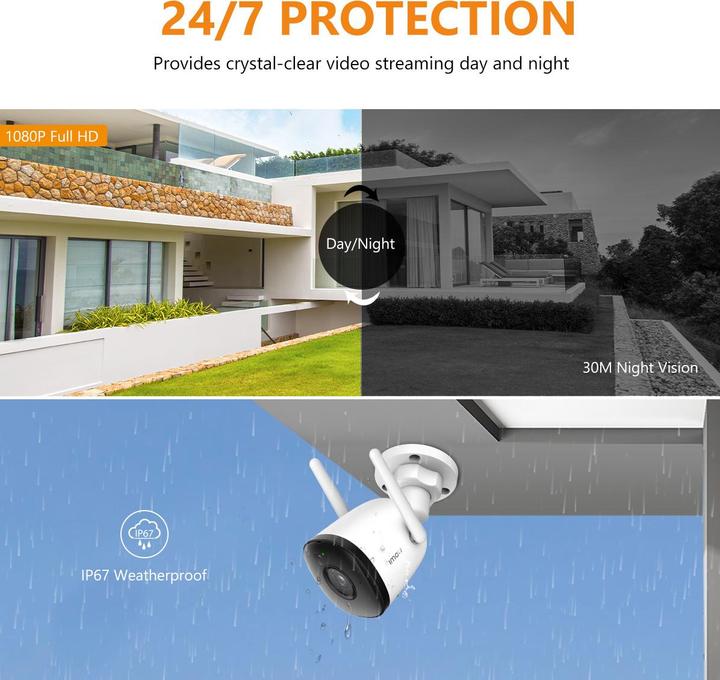 Actual product image Dahua WRL CAMERA F22P BULLET 2C/IPC-F22P IMOU (1920 x 1080 Pixels)
