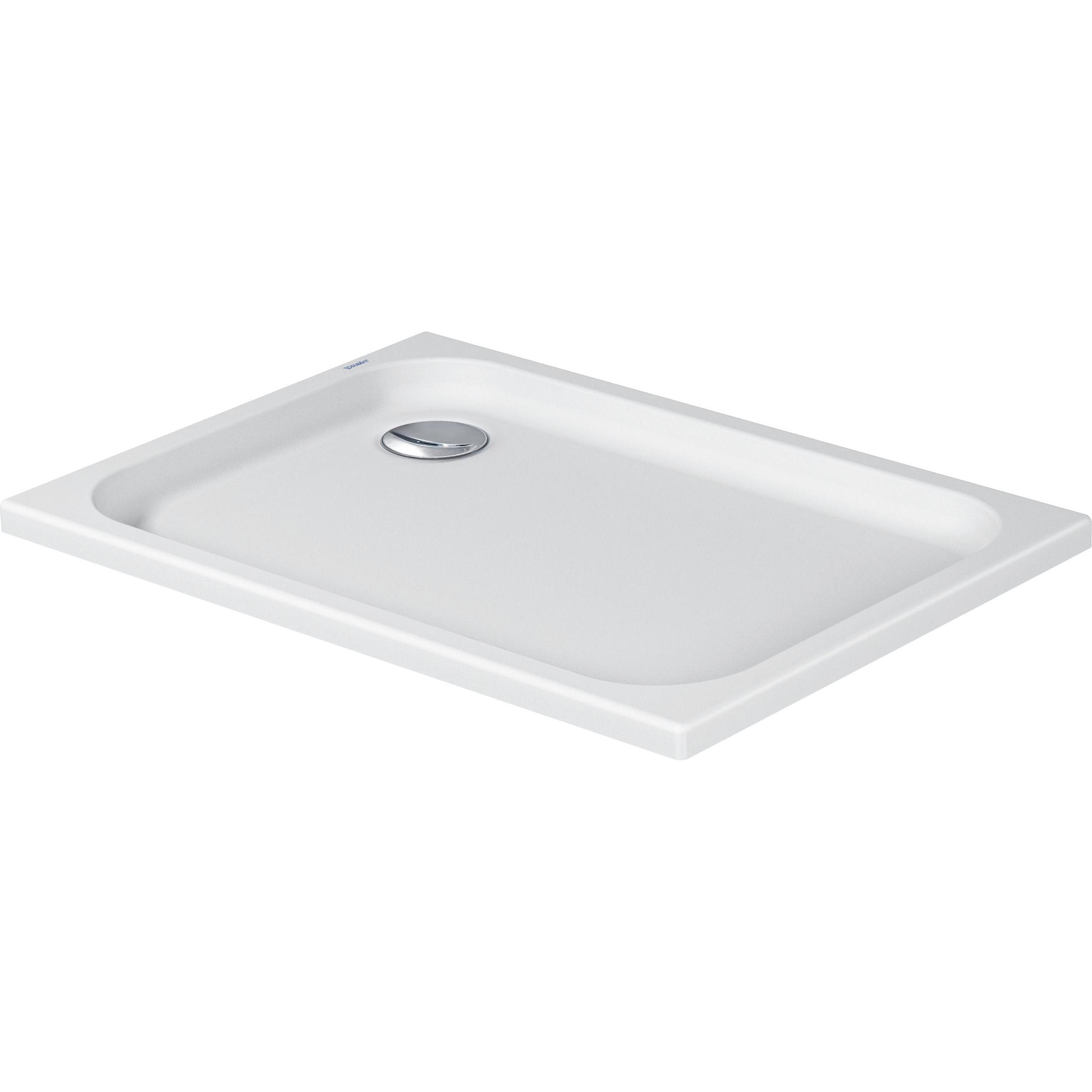 Duravit, Duschwanne, Duschwanne D-Code 1000 x 700 x 85 mm wei glatt 720093000000000