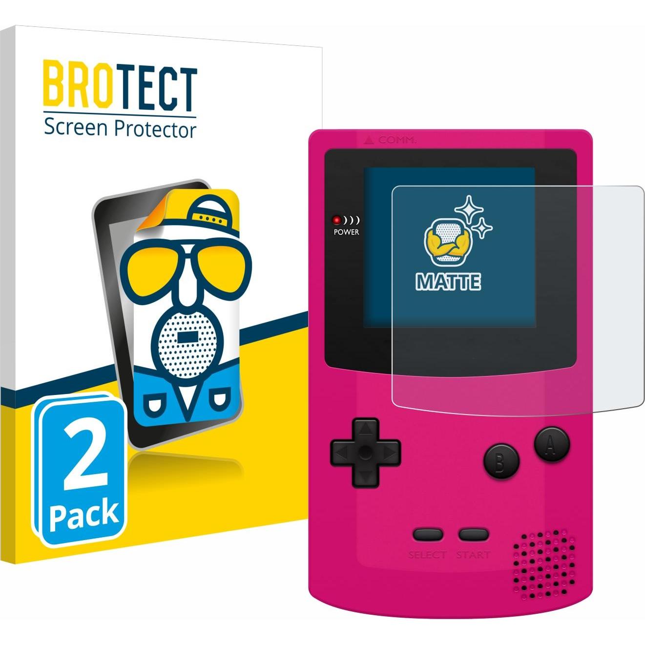 BROTECT Entspiegelungs-Schutzfolie Displayschutz Matt (DSi XL), Weiteres Gaming Zubehör, Grau