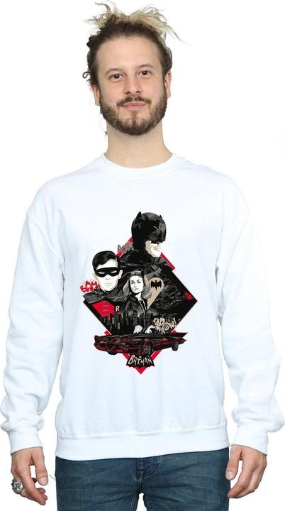 Produktbild Batman TV Serie Charakter Skyline Baumwolle Sweatshirt (XXL)