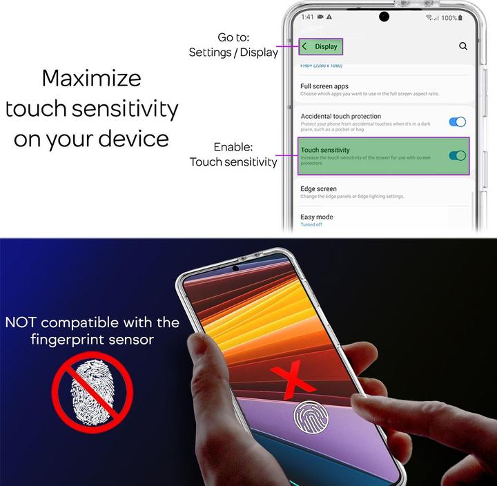 Produktbild Nalia Klare 360 Grad Hülle (Samsung Galaxy S22+)
