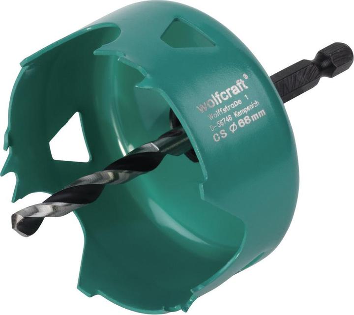 Actual product image wolfcraft wolfcraft 1 Carbonstahl-Lochsäge ø76mm (76 mm)