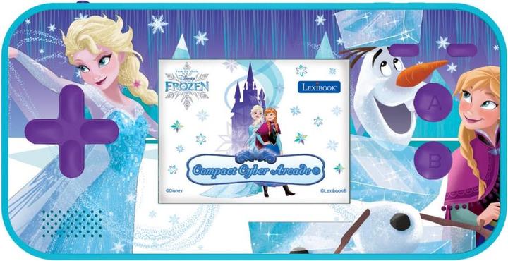 Lexibook JL2367FZ Disney Frozen Die Eiskönigin ELSA Compact Cyber Arcade Tragbare Spielkonsole, 1