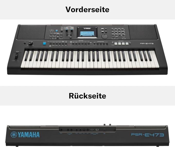 Actual product image Yamaha YaPSR-E473 (61 Keys)