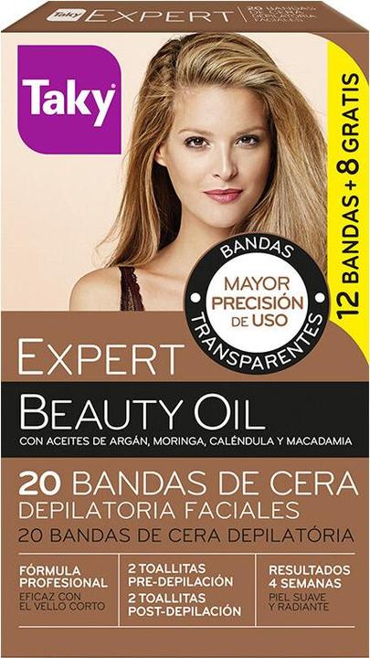 Immagine prodotto Taky Beauty Oil Strisce depilatorie 200g - Confezione da 12 (200 ml, 12 x, 10 g)