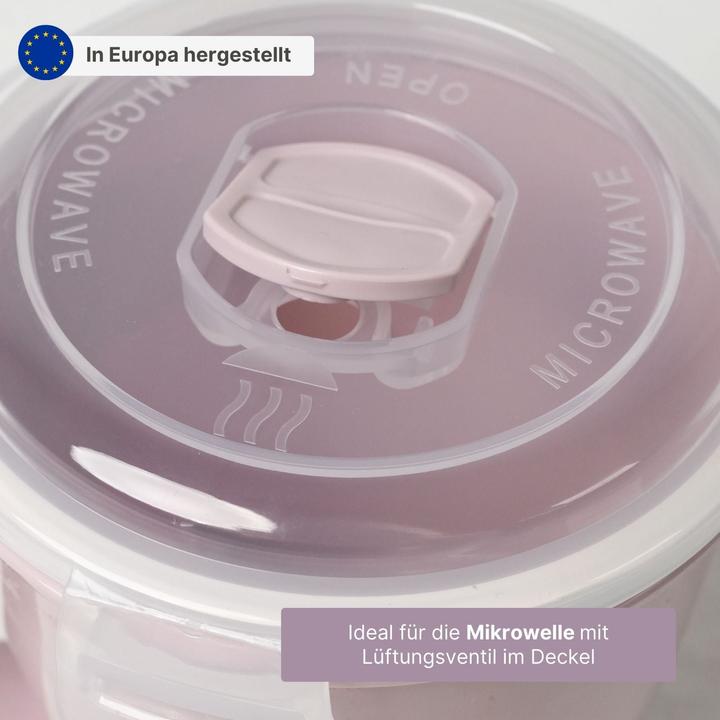 Produktbild Hobby Mikrowellen-Tasse mit Henkel Mikrowellen-Becher Lunchbecher Suppen-Mug (620 ml, 1 x)