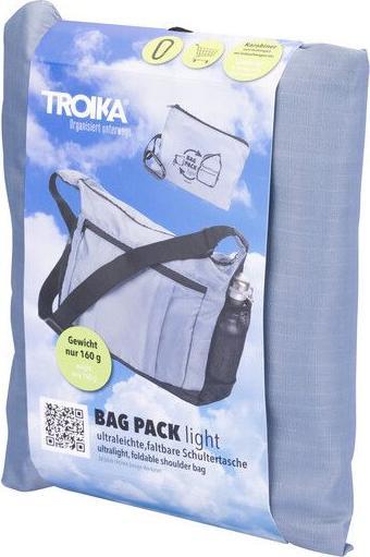 Immagine prodotto Troika BAG PACK borsa a tracolla pieghevole, grigio