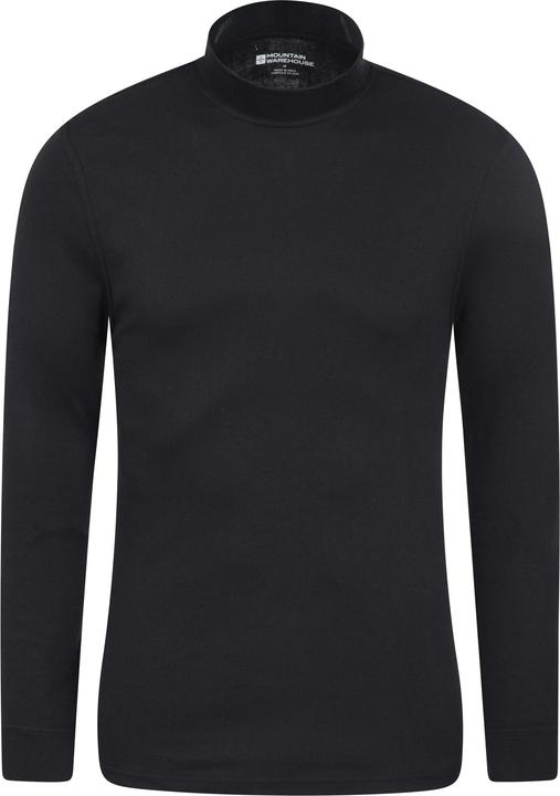Actual product image Mountain Warehouse Mens Meribel Turtle Neck Base Layer Top (M)