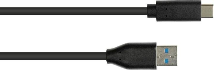 Produktbild Varia Anschlusskabel USB 3.0, USB 3.0 A Stecker an USB-C Stecker, CU, schwarz, 3m (3 m, USB 3.0)