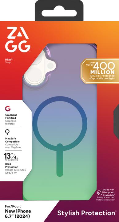 Image du produit Zagg MILAN - Cases Snap Apple (Apple iPhone 16 Plus)