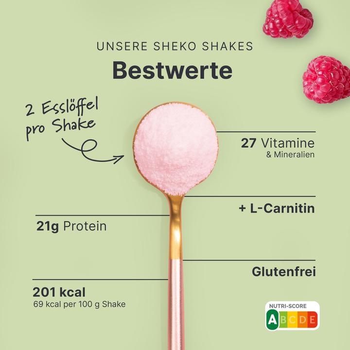 Produktbild Sheko Diät (360 g, 1x, Himbeere)