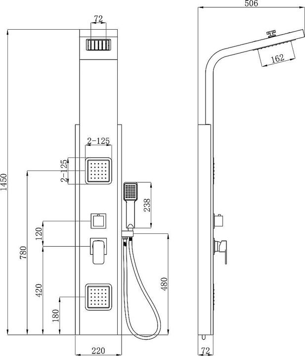 Produktbild Shower Design Dalima