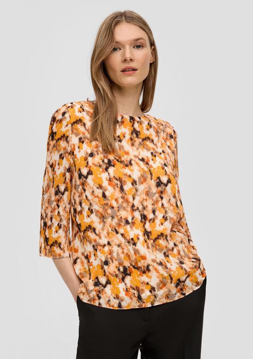 Immagine prodotto s.Oliver Bluse Chiffon-Bluse mit Webstruktur (42)