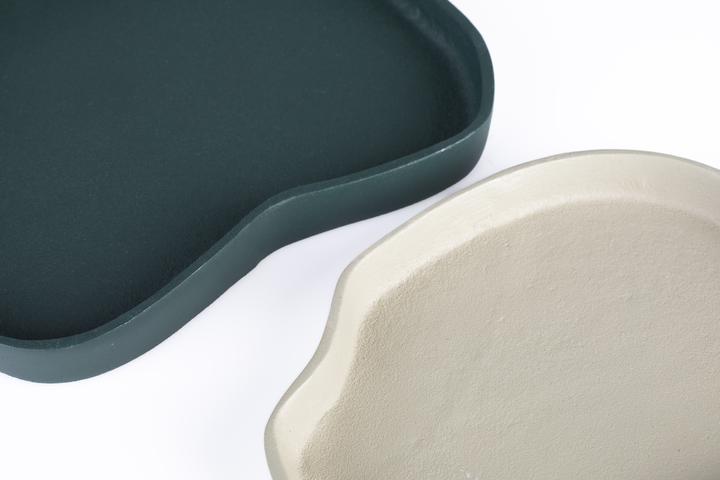 Produktbild Zuiver Revolt Trays Set of 2 Green/Ivory