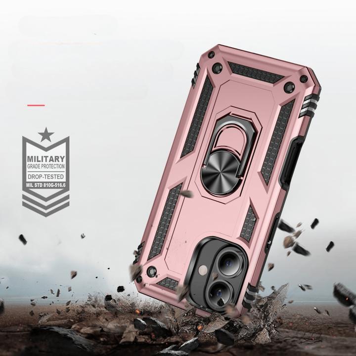 Actual product image Cover-Discount iPhone 16 - Robust back cover with kickstand (Apple iPhone 16)