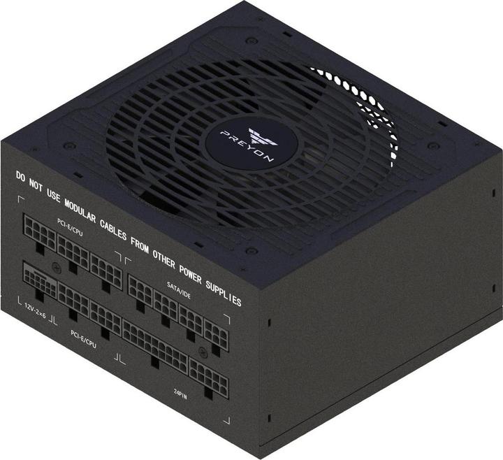 Image du produit Preyon EAGLE POWER GOLD 1000W / ATX / 1000W / 80 PLUS Gold / 120 mm / Modular (1000 W)