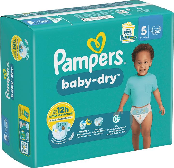 Produktbild Pampers Baby-Dry (Gr. 5, 26 Stk.)