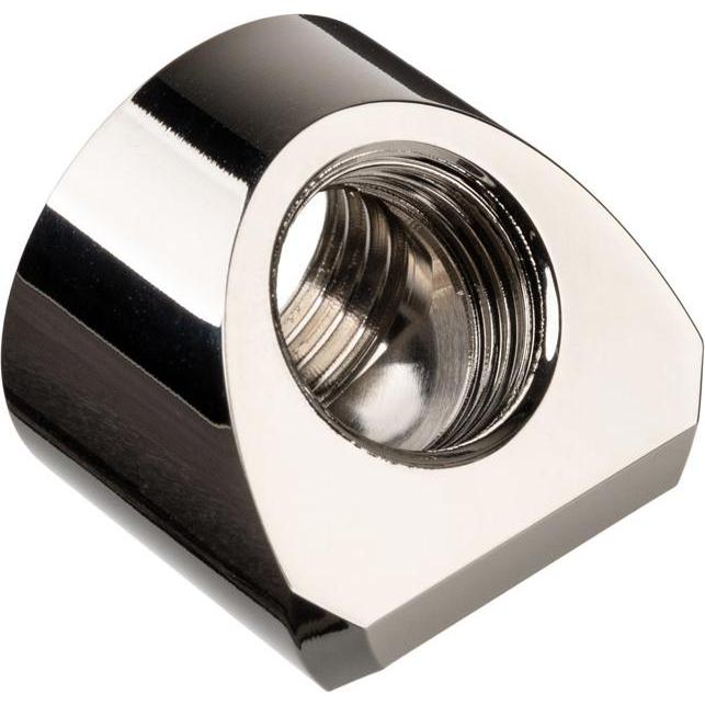 EKWB EK-Quantum Torque Adapter 45 Grad G1/4 Zoll IG auf G1/4 Zoll IG - Nickel, Wasserkühlung Anschluss, Silber