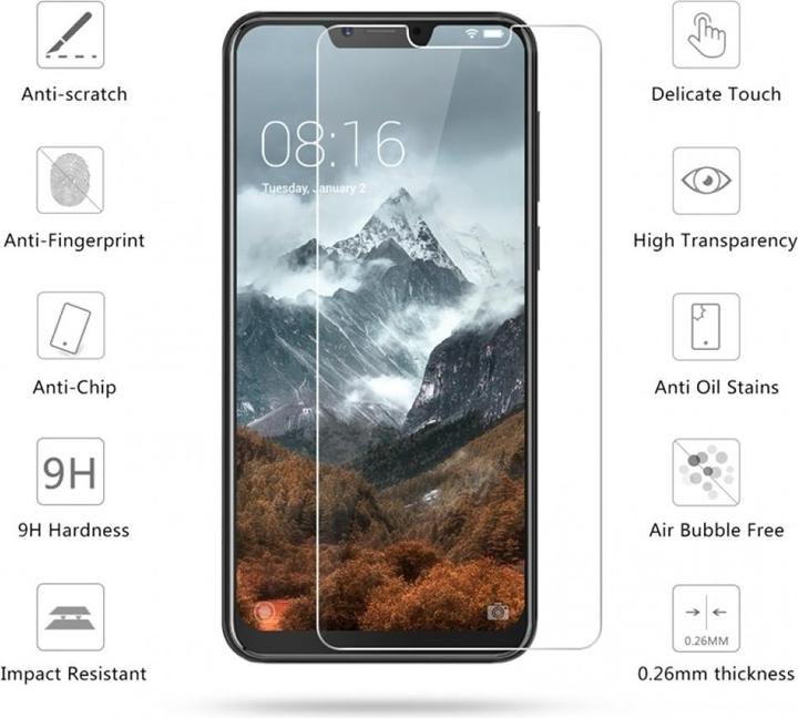 Actual product image Screenguard Cubot P20 Protective Glass Film Case Friendly Design (1 pcs., Cubot P20)