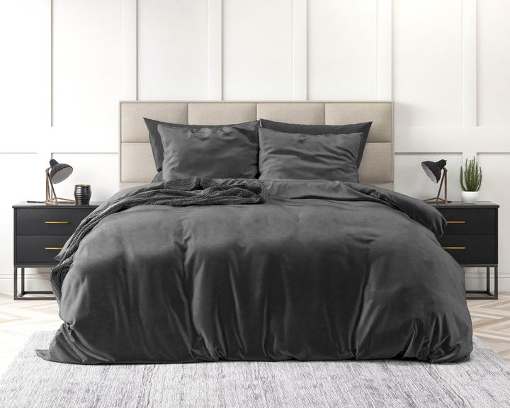 Actual product image Sleeptime Duvet cover velvet plain (Duvet cover, 200 x 220 cm)