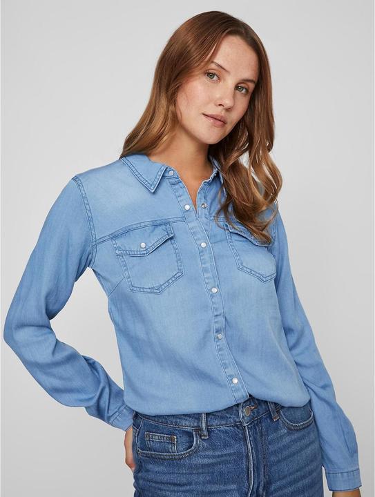 Immagine prodotto Vila Camicia in denim con tasche (XS)