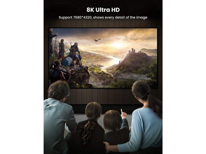 Produktbild Ugreen Display Port 1.4 Nylon 8K 4K 2K 1080p (3 m)