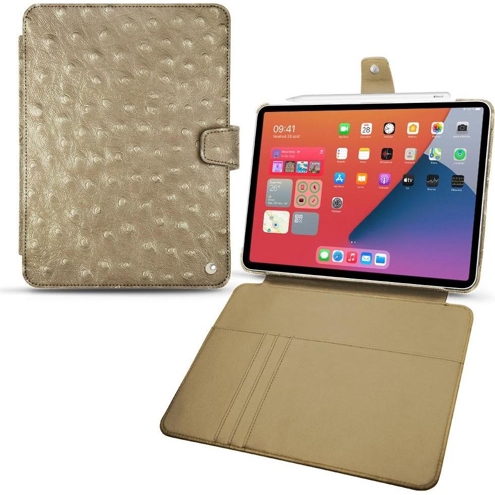 Noreve Lederschutzhülle Wallet (iPad mini 6), Tablet Hülle, Beige