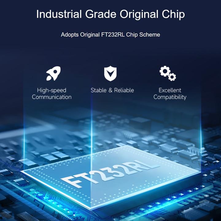 Produktbild WaveShare USB auf RS232 FT232RL Adapterkabel Female