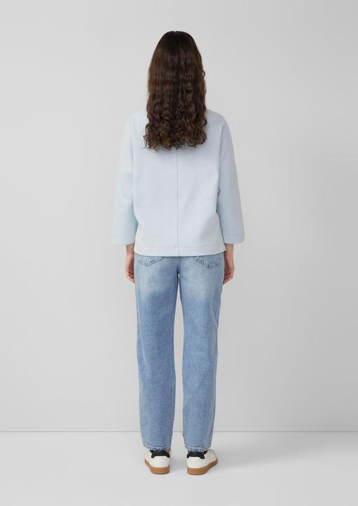 Produktbild s.Oliver Sweatshirt Strukturiertes Sweatshirt mit Fledermausärmeln (36)