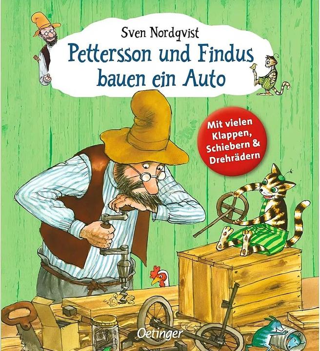 Pettersson und Findus bauen ein Auto (Duits, Sven Nordqvist, 2020)