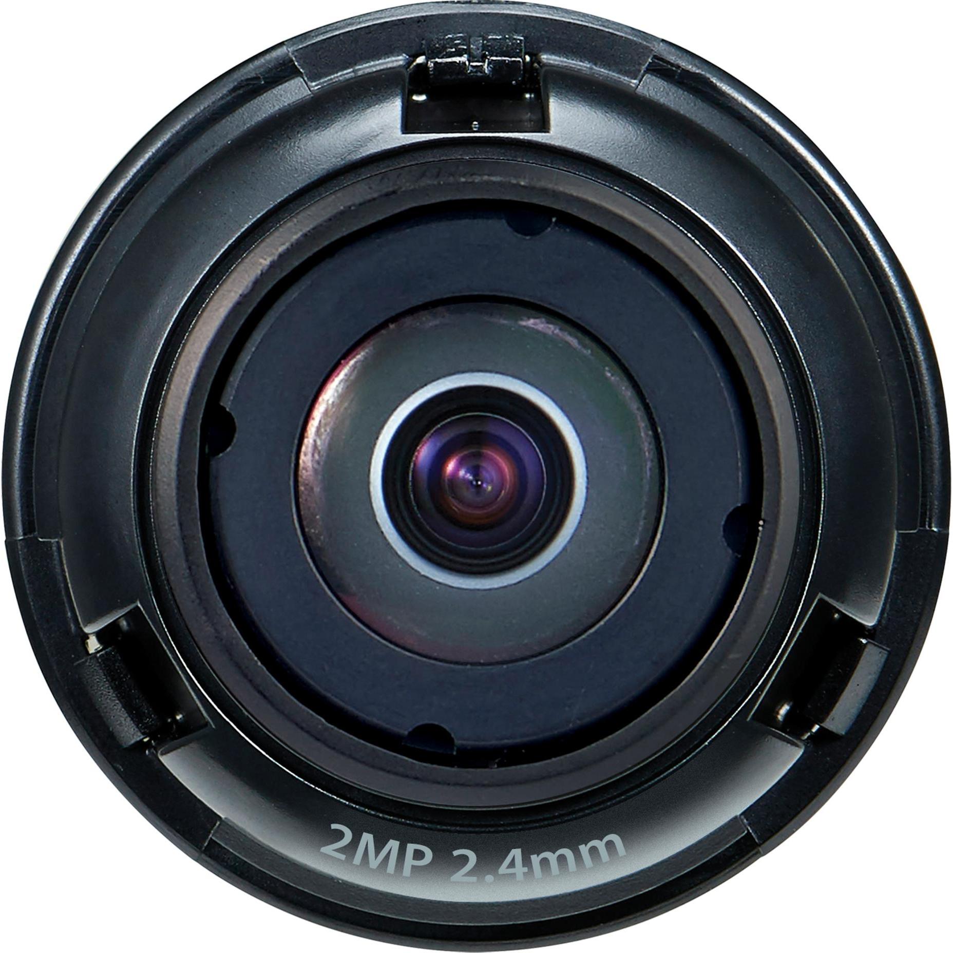 Hanwha Objektiv SLA-2M2400Q 2.4-2.4 mm Manuell C, Netzwerkkamera, Schwarz