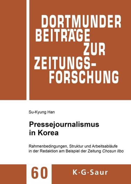 Produktbild Pressejournalismus in Korea (Deutsch, Su-Kyung Han, 2005)