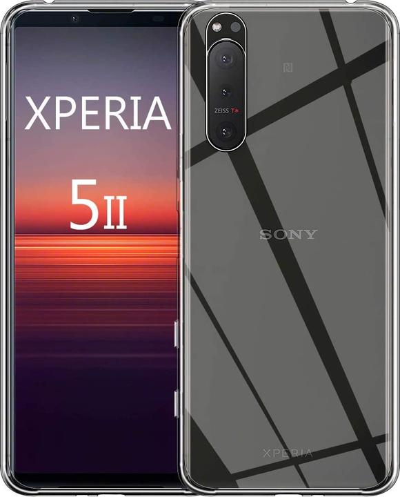Actual product image PhoneLook Cover Rubber Silicone Gel Simple Super Clear Flexible (Sony Xperia 5 II)