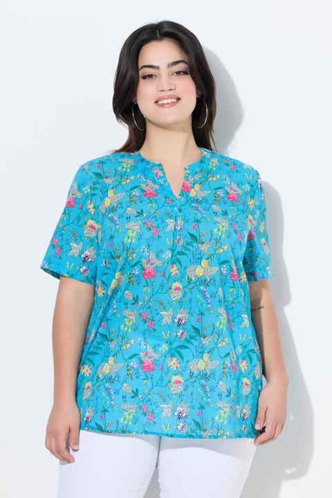 Actual product image Angel of Style Tunic, A-line, floral pattern, half sleeve (60)