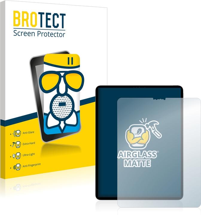 Produktbild BROTECT AirGlass Panzerglasfolie Matt (1 Stück, iPad Pro 12.9 2022 (6. Gen))