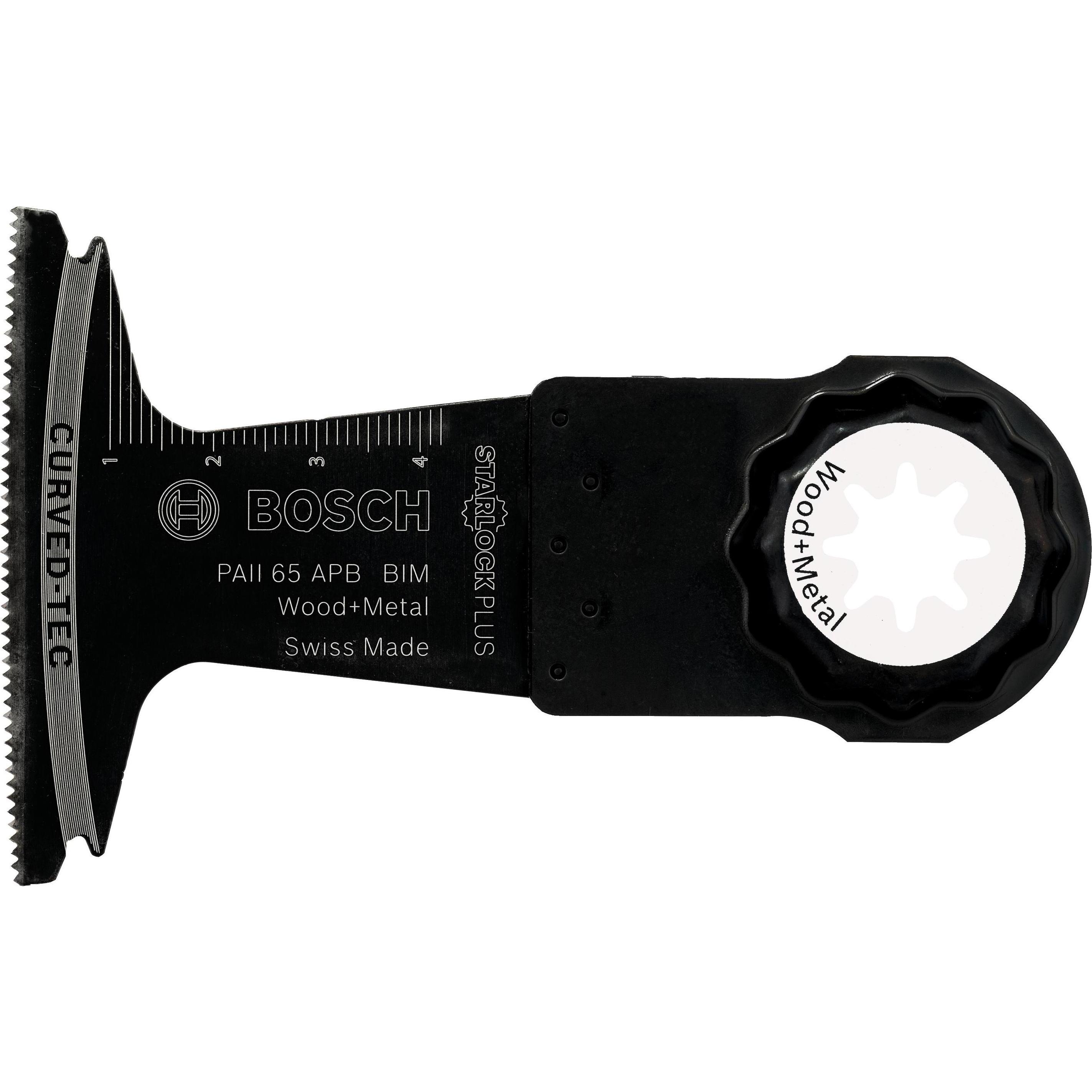Bosch Zubehör, Sägeblatt, StarlockPlus BIM Tauchsägeblatt PAII 65 APB Wood and Metal, 65 x 50 mm