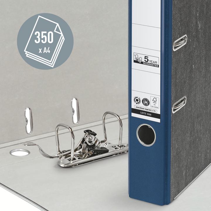Produktbild Leitz STANDARD-ORDNER A4 52MM Mit Schlitzen, für Format A4, Pappe (RC), Rckenbreite 52mm. Pate (A4, 52 mm, 1 Stück)