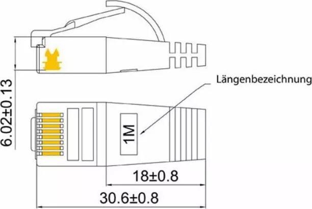 Produktbild Wirewin Netzwerkkabel (STP, CAT6, 20 m)