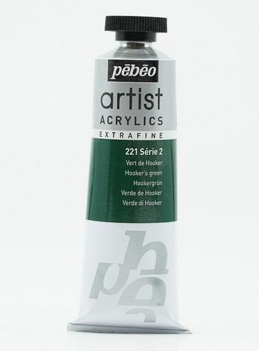 Produktbild Pebeo Artist Acrylics Extrafein Acrylfarben (Hookergrün, 37 ml)