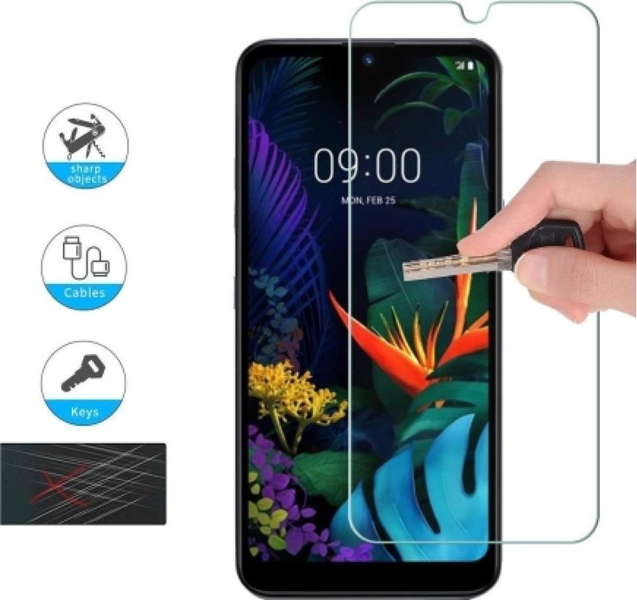 Actual product image Screenguard LG K50 bulletproof glass protective film Case Friendly Design (1 Piece, LG K50)