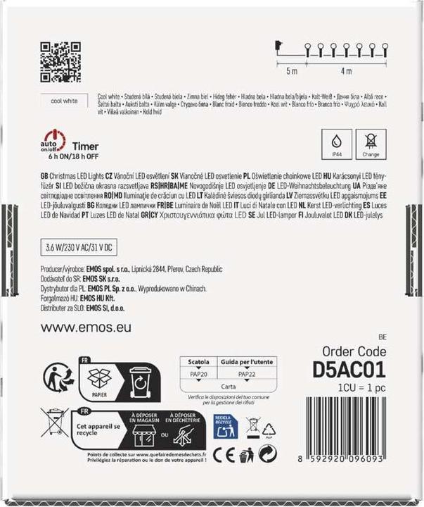 Image du produit Emos D5AC01 (4 m)