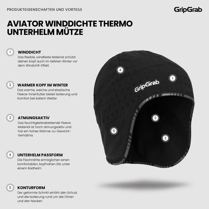 Produktbild GripGrab Aviator Cap