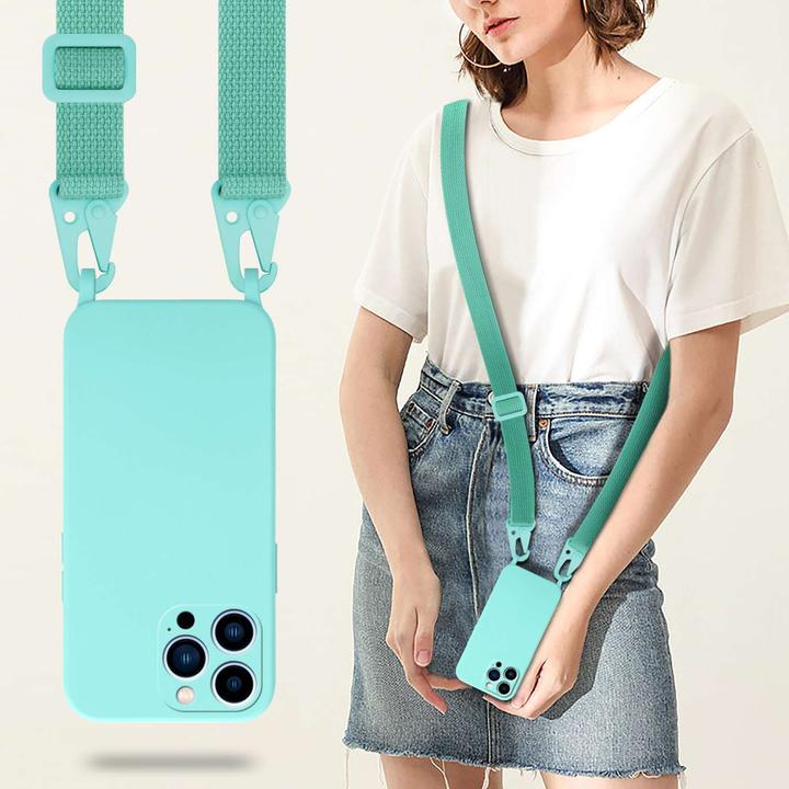 Produktbild Cadorabo TPU Cover Handy Kette Liquid (Apple iPhone 13 Pro Max)
