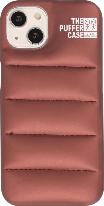 Produktbild PhoneLook Hülle 3D stylische Daunenjacke Design mit Ziernaht Braun (Apple iPhone 13 Pro)