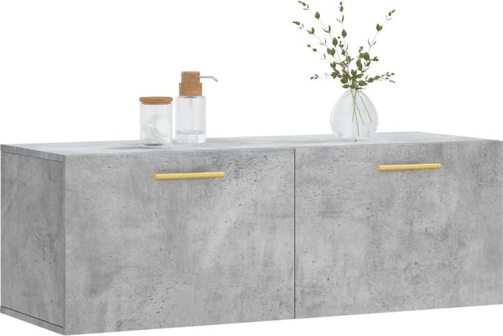 Immagine prodotto vidaXL Armadio a muro grigio cemento 100x36,5x35 cm prodotto in legno derivato, colore (100 x 36,5 x 35 cm)
