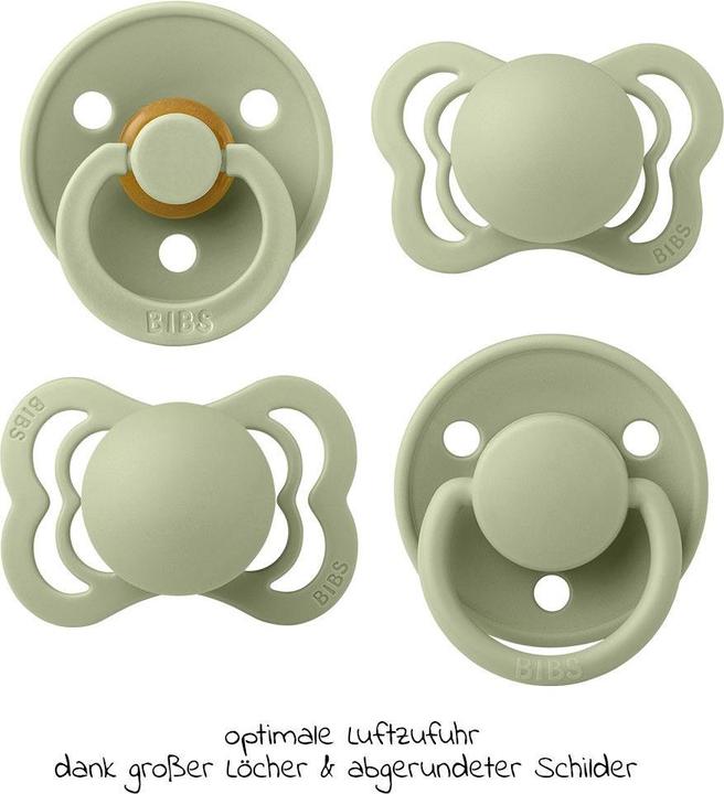 Immagine prodotto Bibs Succhietto Try-It Collection, Salvia (4 x, fino a 6 M.)