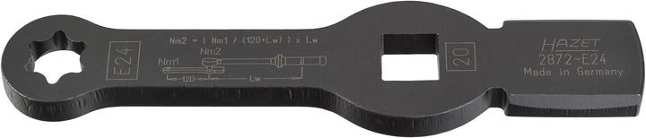 Image du produit HAZET Clé à frapper TORX ∙ avec 2 surfaces de frappe 2872-E24 ∙ Carré creux 20 mm (3/4 pouce) ∙ Pr…