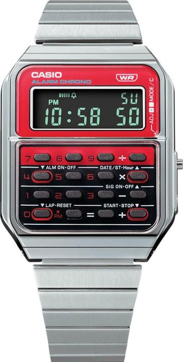Actual product image Casio CA-500WE-4BEF (Chronograph, Digital watch, 43.20 mm)